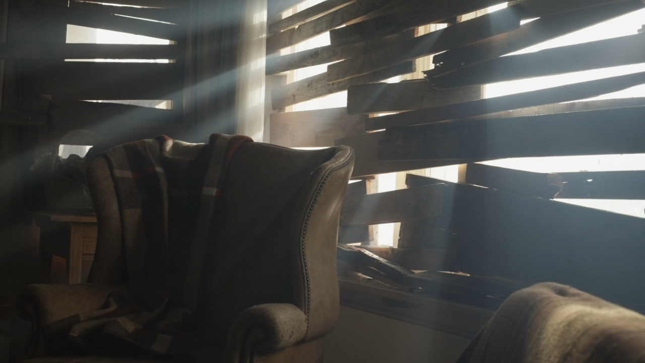 Outside — production still